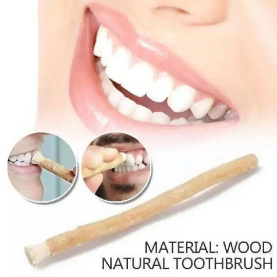 Natural Miswak Toothbrush Sticks – Eco-Friendly Soft Bristle Siwak Toothbrush | No Toothpaste Needed | Sustainable Oral Care for Fresh Breath & Healthy Teeth